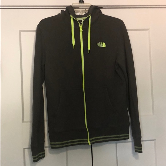 the north face zip sweatshirt